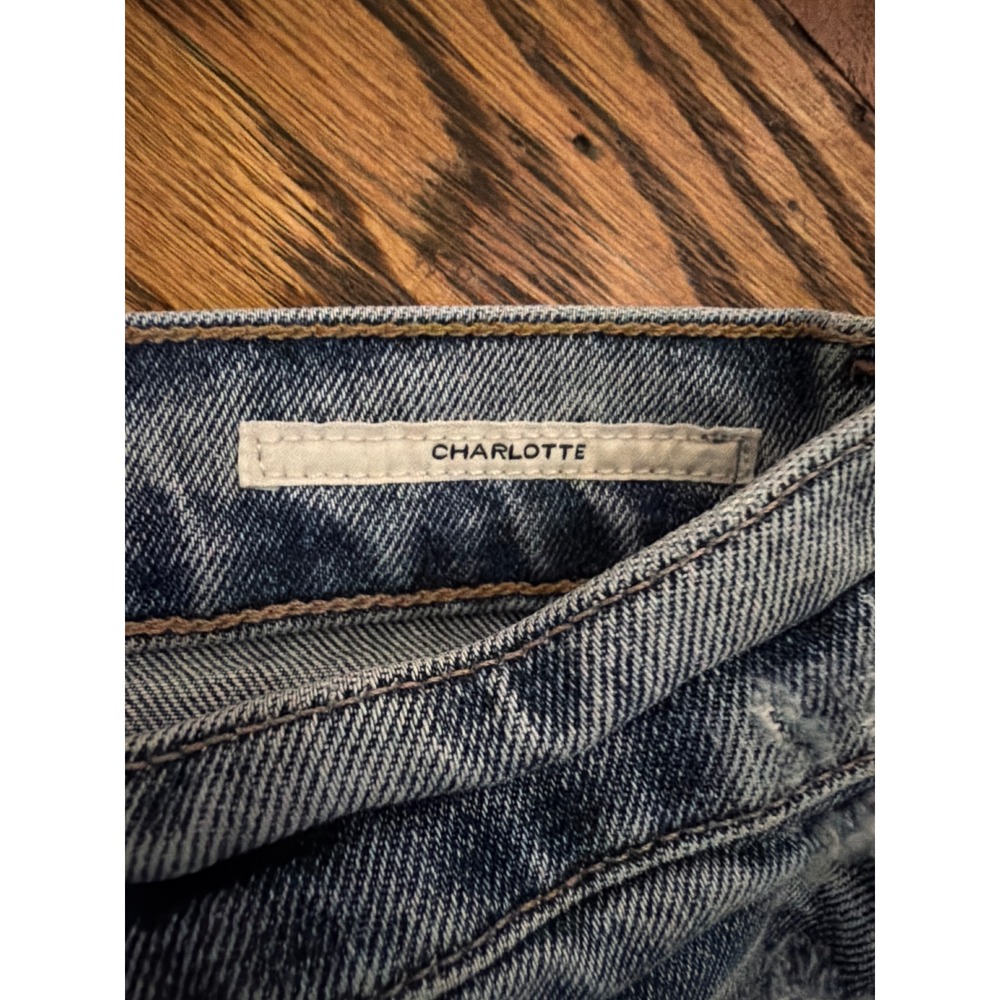 Citizens of Humanity Charlotte High Rise Straight Leg Blue Jeans Size 27 - Picture 3 of 7